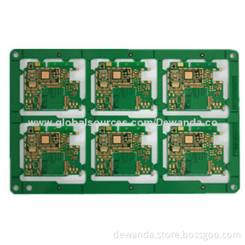 Double-sided PCB laminates, made of FR-4, 1.6mm board thickness